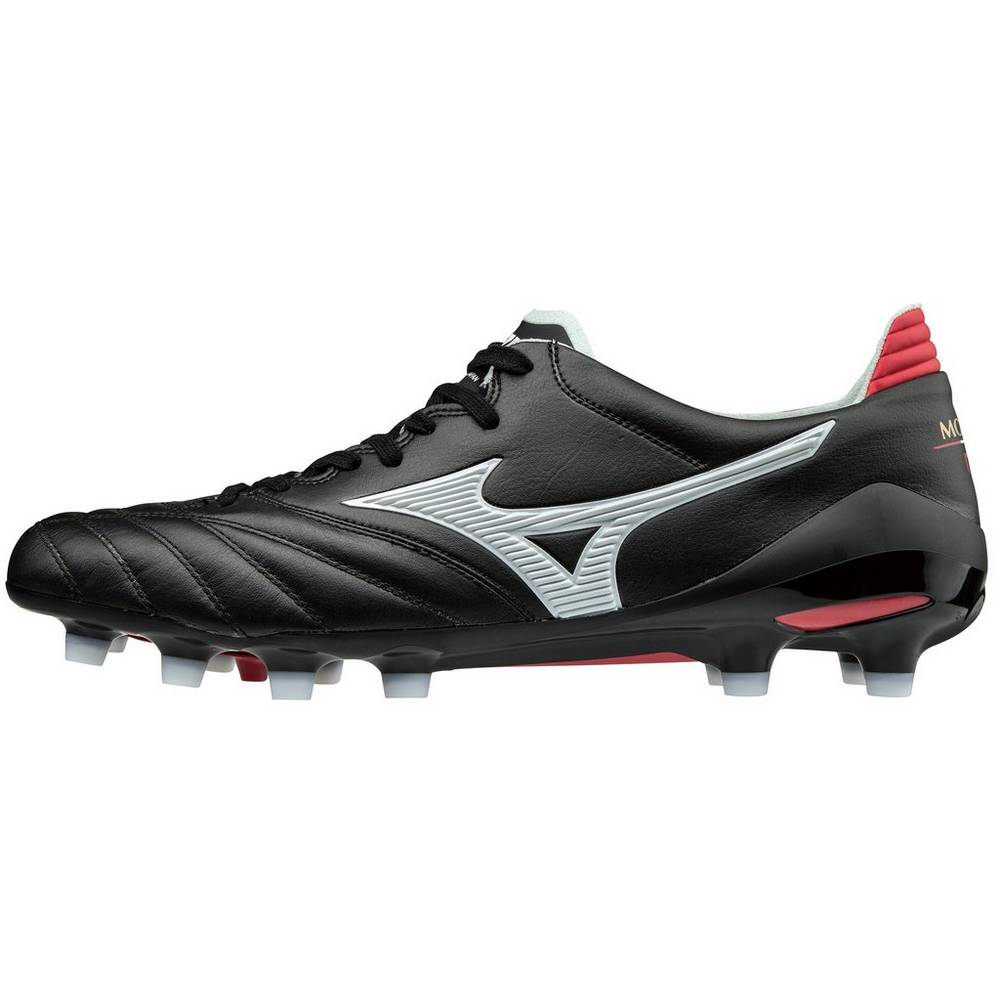 Mizuno Morelia Neo II Made in Japan - Erkek Krampon - Siyah/Beyaz Türkiye (MXYIBZ-521)